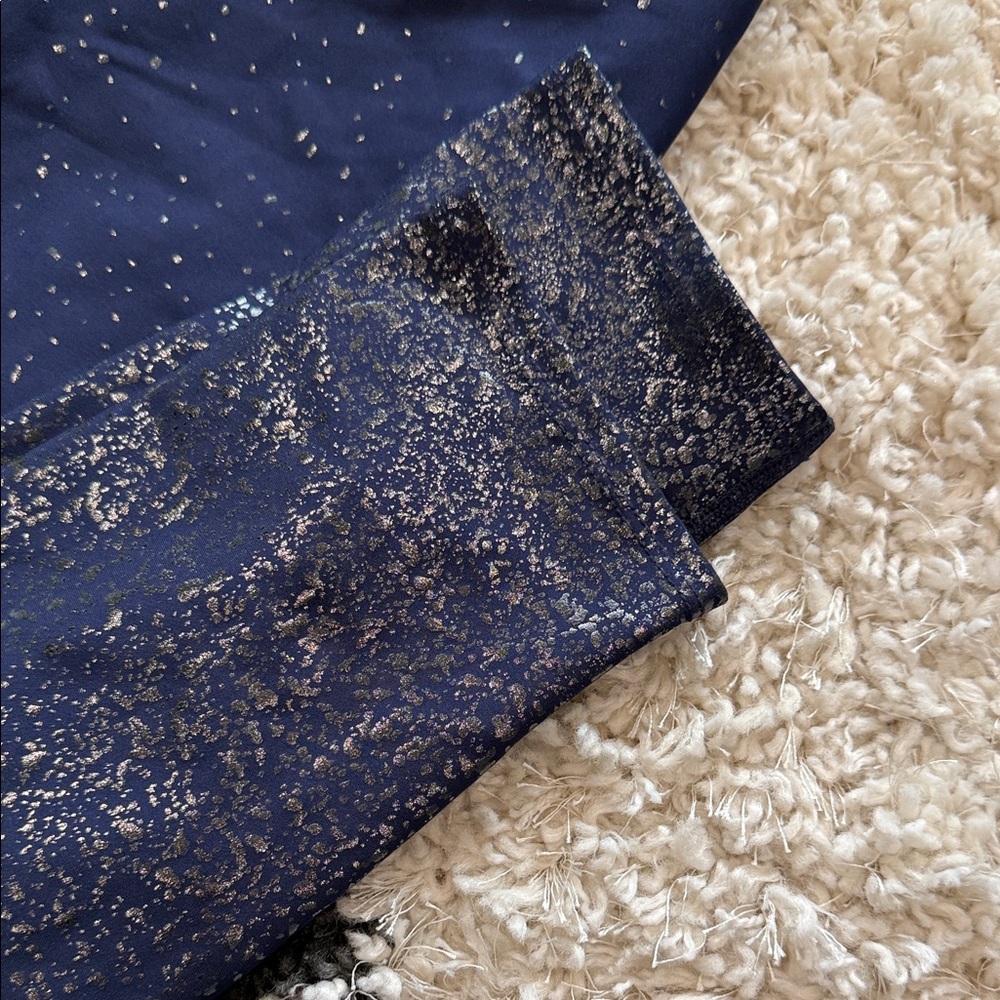 Navy Sparkle Leggings peloton - Picture 5 of 5